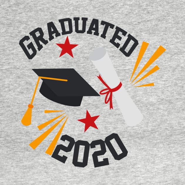Graduated 2020 Funny Graduation Gift by Cool Design